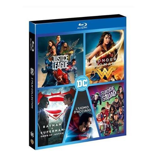 Warner Entertainment Blu Ray Dc Comics 5 Film Collection (5 Blu Ray) - David Ayer, Patty Jenkins, Zack Snyder 66028