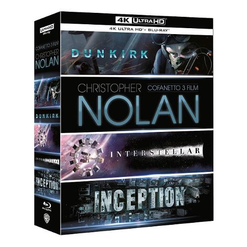 Warner Entertainment Blu Ray 4K Christopher Nolan 3 Film Collection (4K Ultra Hd + Blu Ray) - 73910
