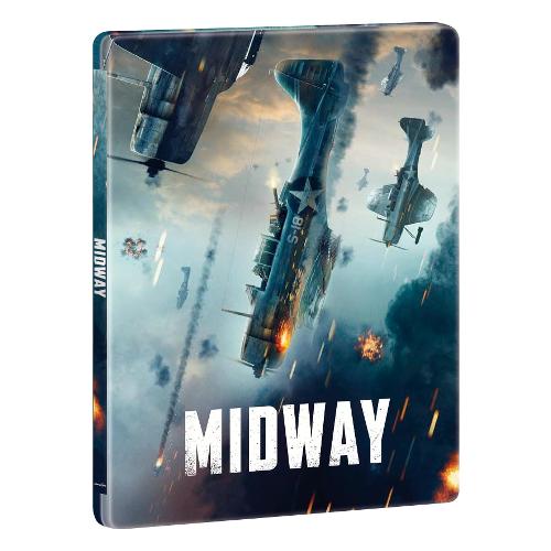 Eagle Pictures Blu Ray 4K Midway (Blu Ray 4K Ultra Hd+Blu Ray) (Steelbook) - Roland Emmerich 73583