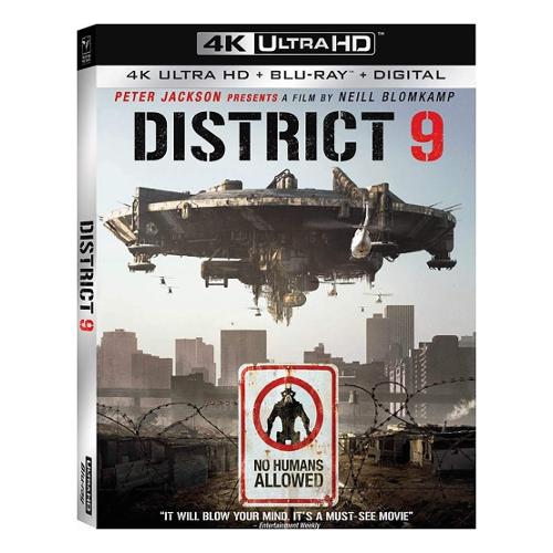 Universal Pictures Blu Ray 4K District 9 (4K Ultra Hd+Blu Ray) - Neill Blomkamp UH8321837
