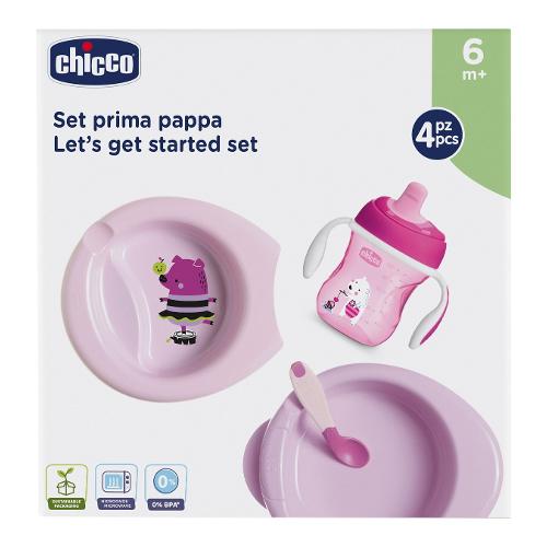 Chicco Set pappa 1 pz Rosa 00016200110000