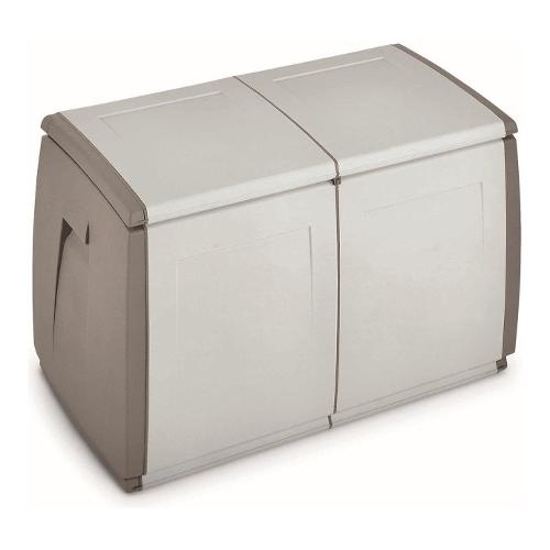 Terry IN & OUT Box 97 Baule Grigio chiaro e scuro (97x54x57cm)