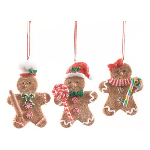 Mercury Personaggi Natale pan di zenzero (7x11x1cm) (1pz) Assortito 67733