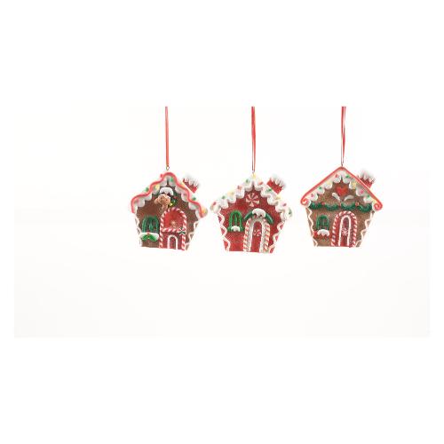 Mercury Decoro GINGERBREAD HOUSE Casetta Pan di Zenzero Assortito (10x10x1 cm) 67740