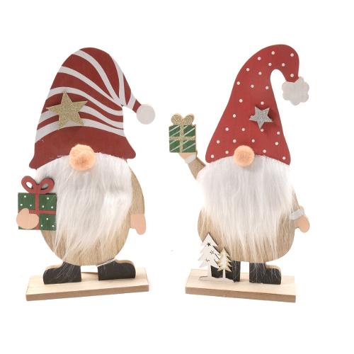Mercury Decoro Babbo Natale Legno Assortito (15x5x30 cm) 72584