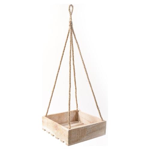 Mercury Porta piante Cassetta Appendibile (28x28x8 cm) Natural 45181