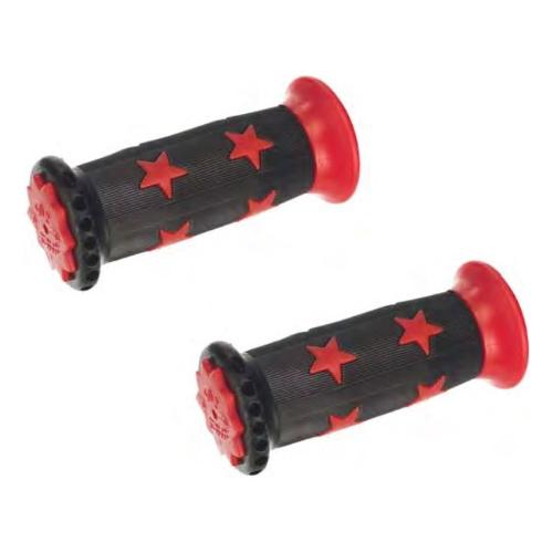 Bonin Manopole bici 502 Rosso e Nero CKM036