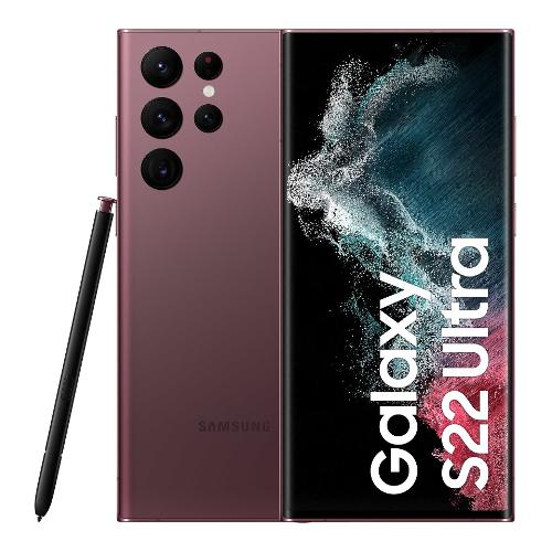 Samsung Smartphone 6,8" GALAXY S22 ULTRA 5G Burgundy ( 256GB Ram 5000mAh ) SM S908BDRGEUE