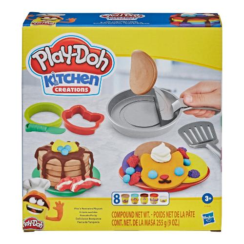 Hasbro Pasta modellabile Pancakes 8 vasetti e 14 accessori PLAY DOH F12795L0