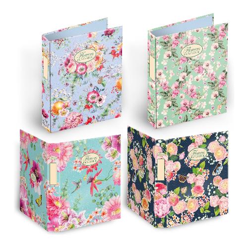 Pigna Copertina ad anelli A4 (27x32cm) Flowers NATURE Assortito 0054796