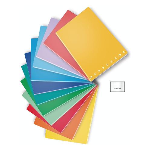 Pigna Quaderno quadretti 5 mm A4 MONOCROMO assortito 02298875M