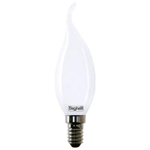 Beghelli Lampadina led colpo di vento E14 (4W) , luce calda TUTTOVETRO LED 56550