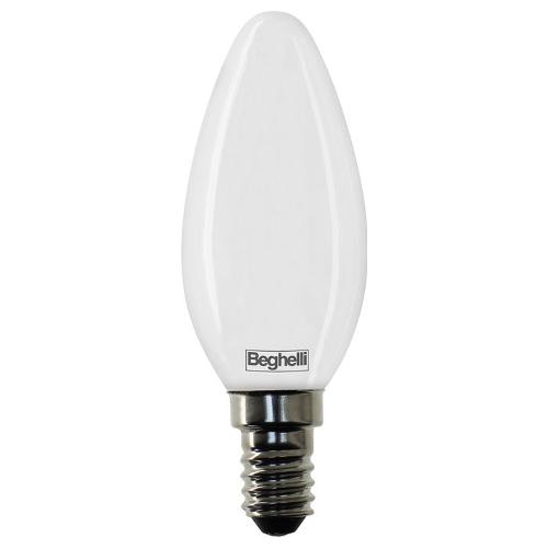 Beghelli Lampadina led candela E14 (4W) , luce calda TUTTOVETRO LED 56529