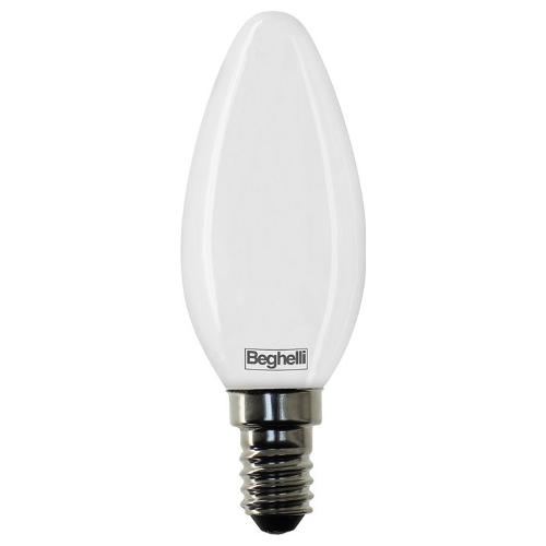 ECOLIGHT LAMPADINA CANDELA LED 8W E14 LUCE CALDA