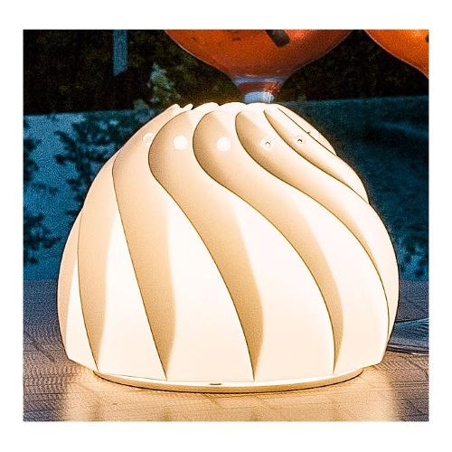 Linea Zero Lampada tavolo ROSE Bianco (15x12cm) BAT ROSE L 15 W 1 luce - LED - Max 30W
