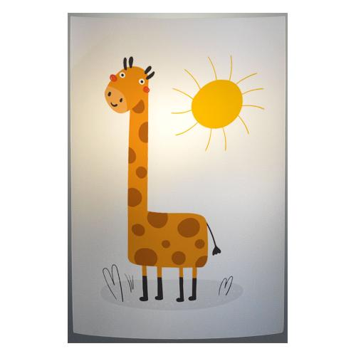Linea Zero Applique DECOKIDS Giraffa (22x11x32cm) 180 NC DK GIR 1 luce - E27 - Max 30W