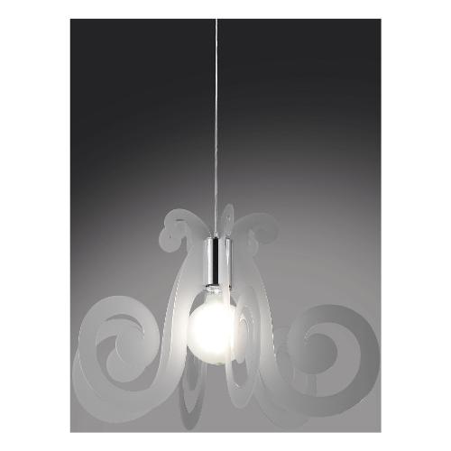 Linea Zero Sospensione SPACE COLLECTION Mizar Satinato (64x120cm) MI S 64 SA 1 luce - E27 - Max 30W