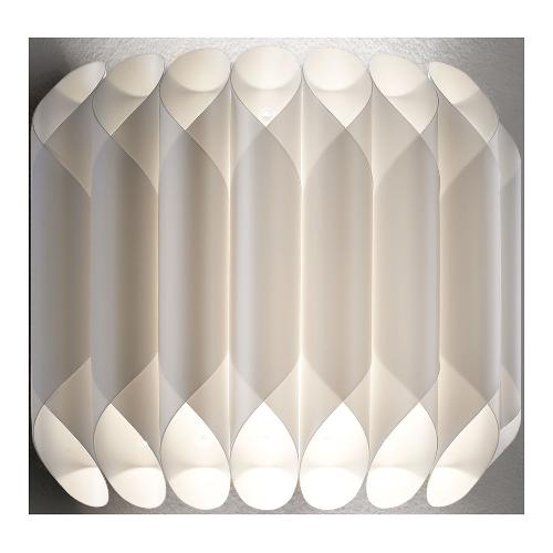 Linea Zero Applique LOUISE Bianco (32x16x30cm) LOU A NC W 1 luce - E27 - Max 30W