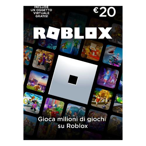 Roblox Ricarica videogioco Carta Roblox 20 Euro