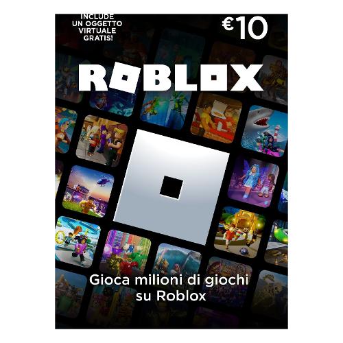 Ricarica videogioco Carta Roblox 10 Euro