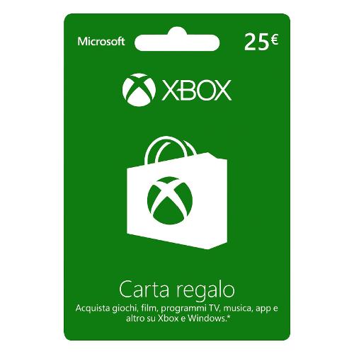 Microsoft Ricarica videogioco XBOX Microsoft Xbox Live Credito 25 Euro K4W 02066