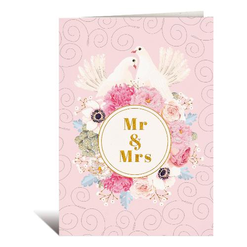 Marpimar Biglietto auguri Matrimonio ORIGAMI Pop Up (11,8x16,8 cm) 21OR225