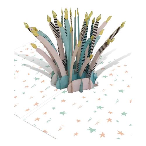 Marpimar Biglietto auguri Compleanno ORIGAMI Pop Up (11,8x16,8 cm) 21OR240