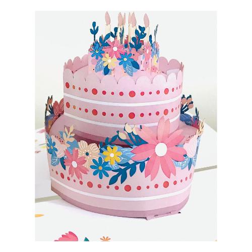 Marpimar Biglietto auguri Compleanno ORIGAMI Pop Up (11,8x16,8 cm) 21OR242