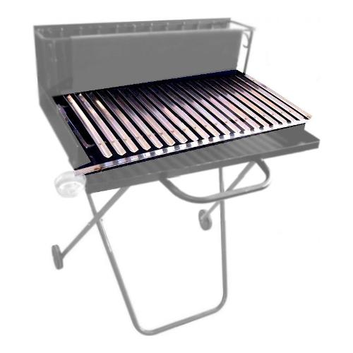 Pegoraro Griglia barbecue ricambio per 214 Manici Laterali inox (70x35x12cm) 149A