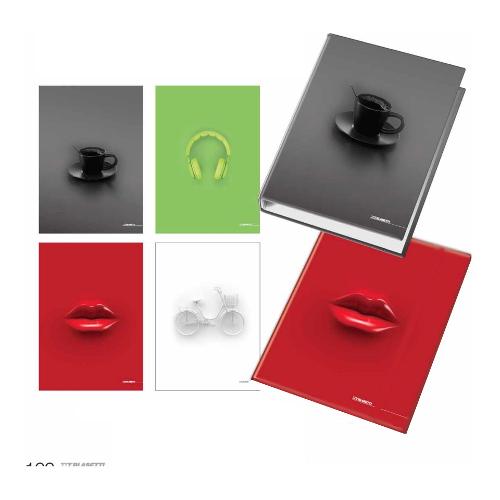 Blasetti Copertina ad anelli A4 (26x32x3cm) Assortito 8016