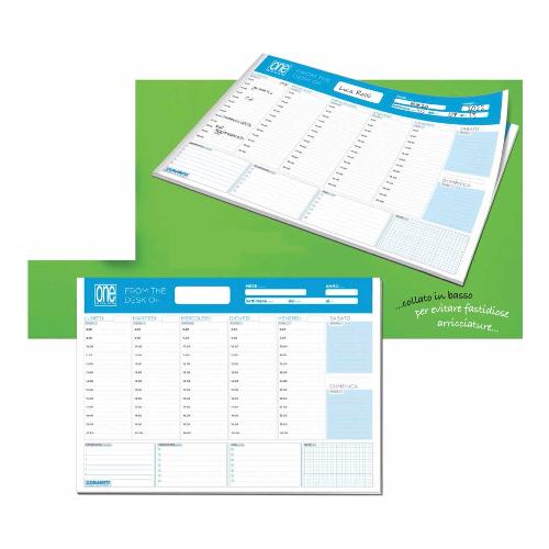 Blasetti Sottomano scrivania Planner Settimanale A3 (42x29,7 cm) 7737
