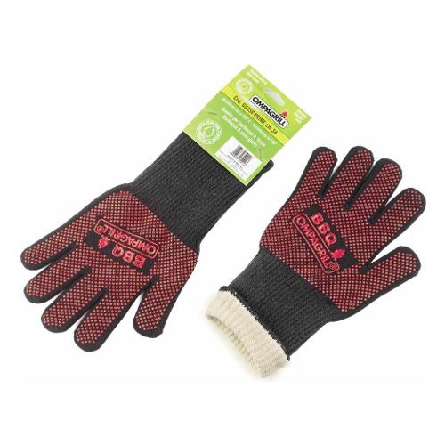 Ompagrill Guanto barbecue Nero e Rosso (34 cm) taglia Unica GU350PRIME