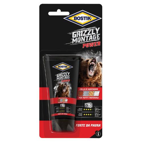 Uhu Bostik Colla montaggio Grizzly Montage Power Bianco tubetto 100 gr 6314998