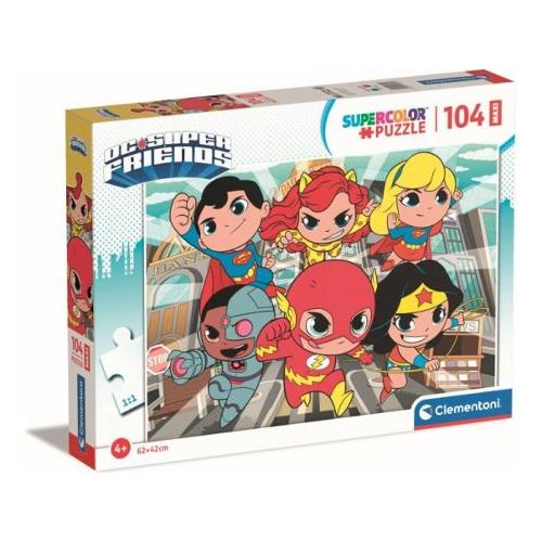 Clementoni Puzzle 104 pz Maxi 4a+ DC COMICS 25720