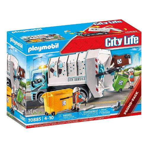 Playmobil Camion smaltamento rifiuti ( 51 pz ) CITY LIFE 4-10a 70085