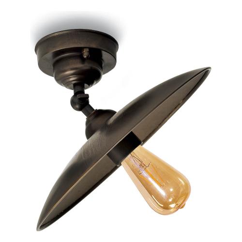 Moretti Plafoniera TRASIMENO Anticato ramato (22x30cm) 1627 AR 1 luce - E27 - Max 52W