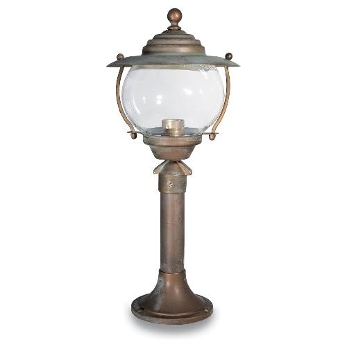 Moretti Palo luce BETULLE Anticato ramato 2055 AR (26x47cm) 1 luce - E27 - Max 52W