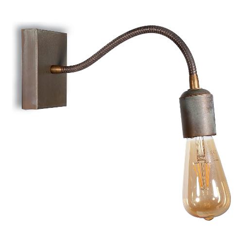 Moretti Applique LUMEN Anticato ramato (9x41x12cm) 3097 AR 1 luce - E27 - Max 28W