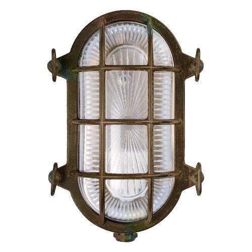 Moretti Plafoniera da esterno TORTUGA Anticato ramato (15x15x22,5cm) 200 09 T AR 1 luce - E27 - Max 52W