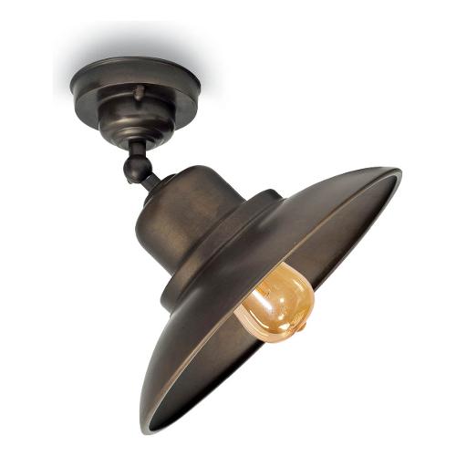 Moretti Plafoniera PATIO Anticato ramato (22x32,5cm) 1696 AR 1 luce - E27 - Max 52W