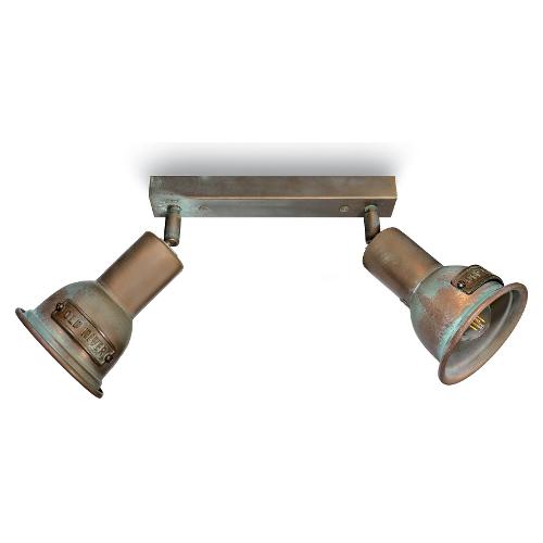 Moretti Set faretti spot AZALI Anticato ramato (25x39cm) 1548 E27 AR 1 luce - E27 - Max 28W