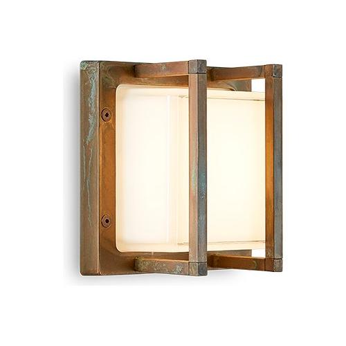 Moretti Applique da esterno ICE CUBIC Anticato ramato (16,2x11,5x16,2cm) 3406 GX53 AR 1 luce - GX53 - Max 13W