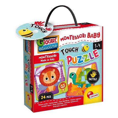Lisciani Gioco prescolare Puzzle Touch 1-4a MONTESSORI BABY 92680
