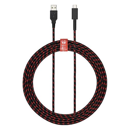 Pdp Cavo USB C SWITCH Charging Cable Black e Red 2,4m 500 211 EU