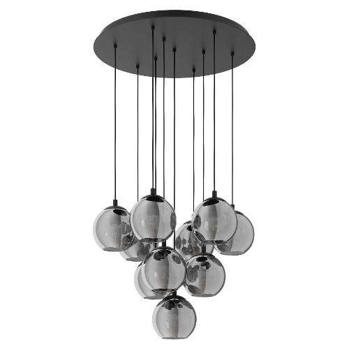 Eglo Sospensione ARISCANI Nero (65,5x170cm) 98654 10 luci - E27 - Max 400W