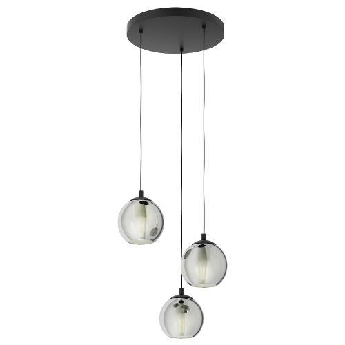 Eglo Sospensione ARISCANI Nero (42,5x110cm) 98653 3 luci - E27 - Max 120W