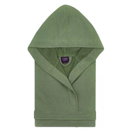 Vingi Accappatoio (L-XL) LISBONA Microspugna Verde