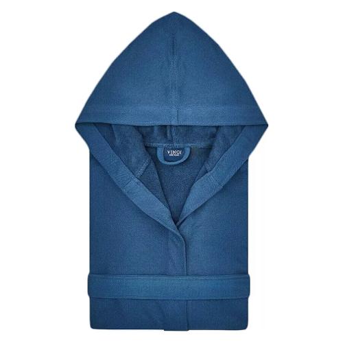 Vingi Accappatoio (8-10 anni) LISBONA Microspugna Blu