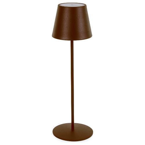 Bizzotto Lampada tavolo ETNA Marrone (12x38cm) 0827485 1 luce - LED