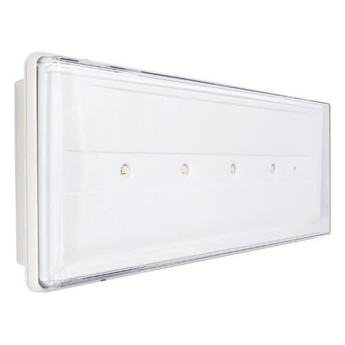 Beghelli Lampada emergenza STILE+ Bianco (28x12cm) 19500 3 ore